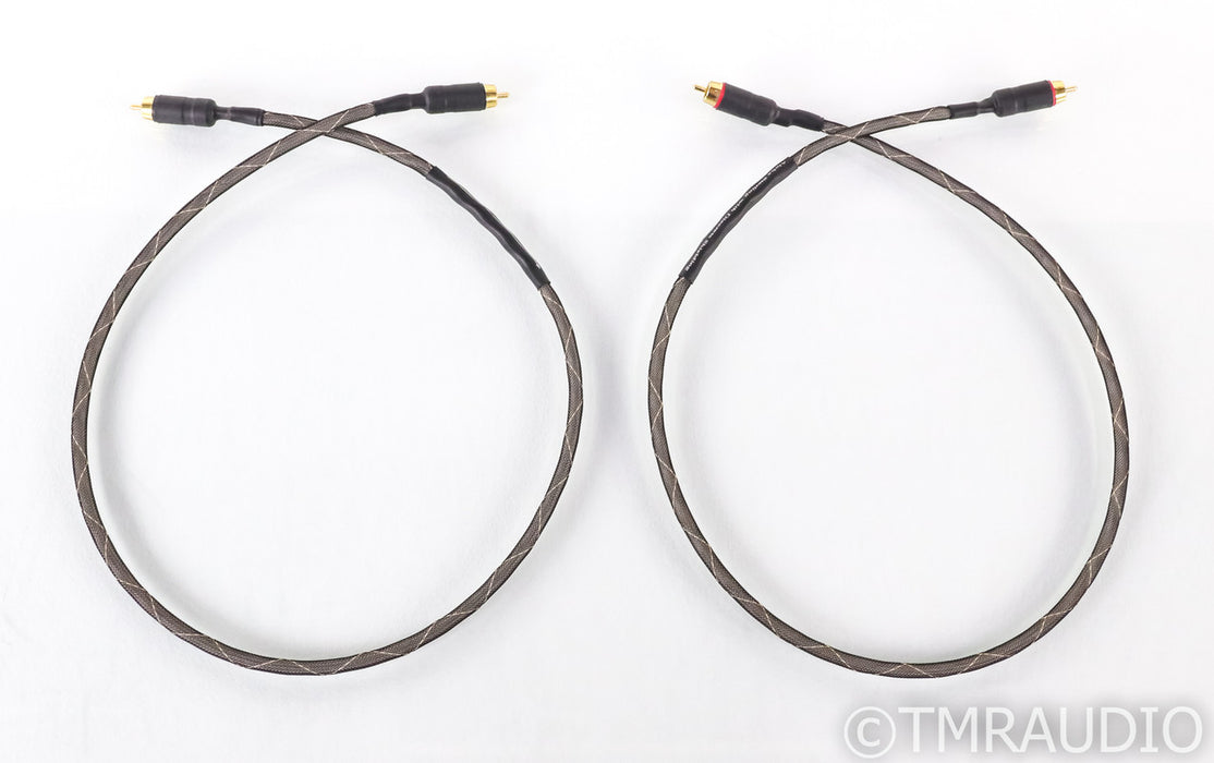 Synergistic Research Alpha Sterling RCA Cables; 1m Pair; Discrete Shielding