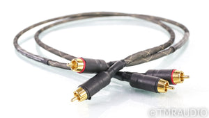 Synergistic Research Alpha Sterling RCA Cables; 1m Pair; Discrete Shielding