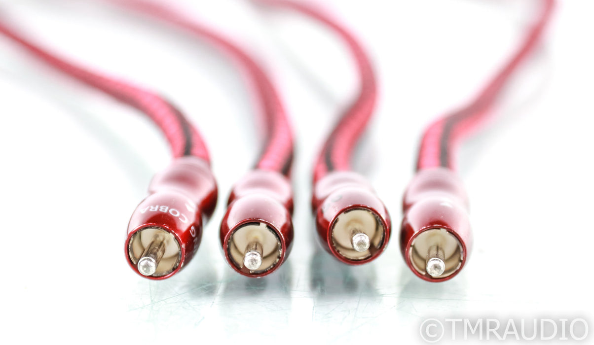 AudioQuest King Cobra RCA Cables; 2m Pair