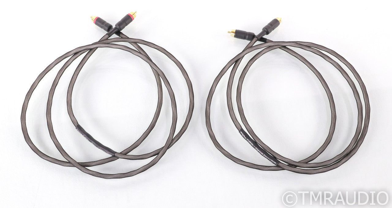 Synergistic Research Alpha RCA Cables; 2m Pair
