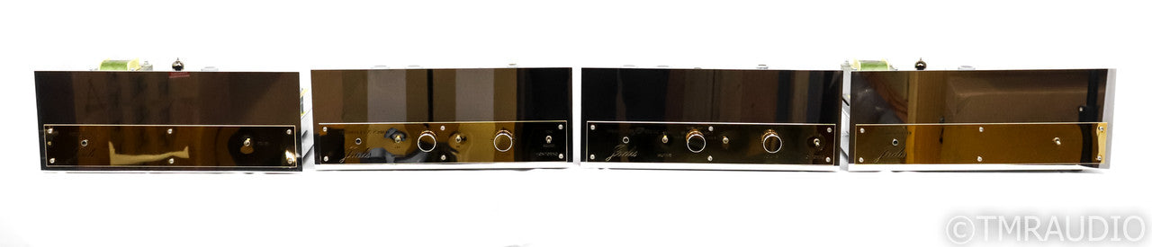 Jadis JD200MC Mono Tube Preamplifier; MM / MC Phono; Gold & Chrome Pair w/ PSU's