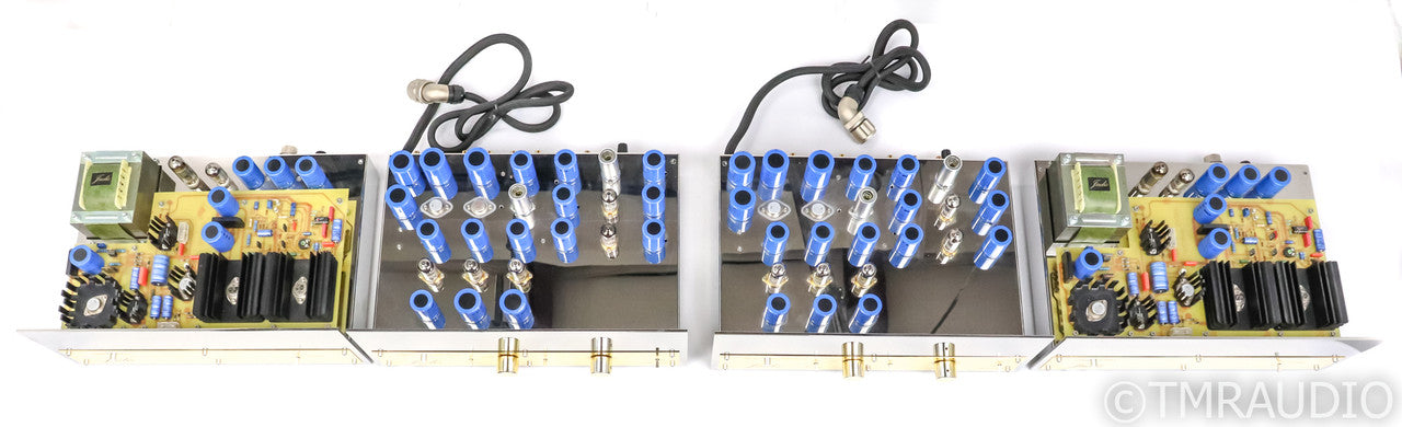 Jadis JD200MC Mono Tube Preamplifier; MM / MC Phono; Gold & Chrome Pair w/ PSU's