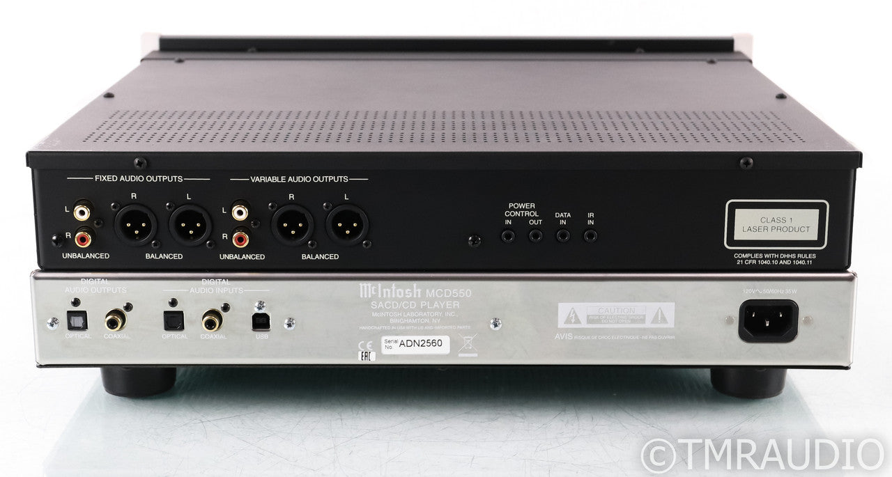 McIntosh MCD550 SACD / CD Player; MCD-550; Remote