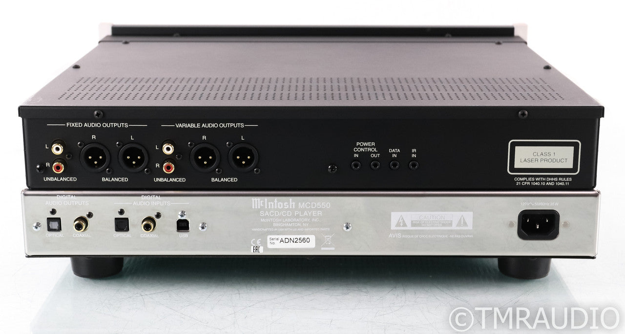 McIntosh MCD550 SACD / CD Player; MCD-550; Remote