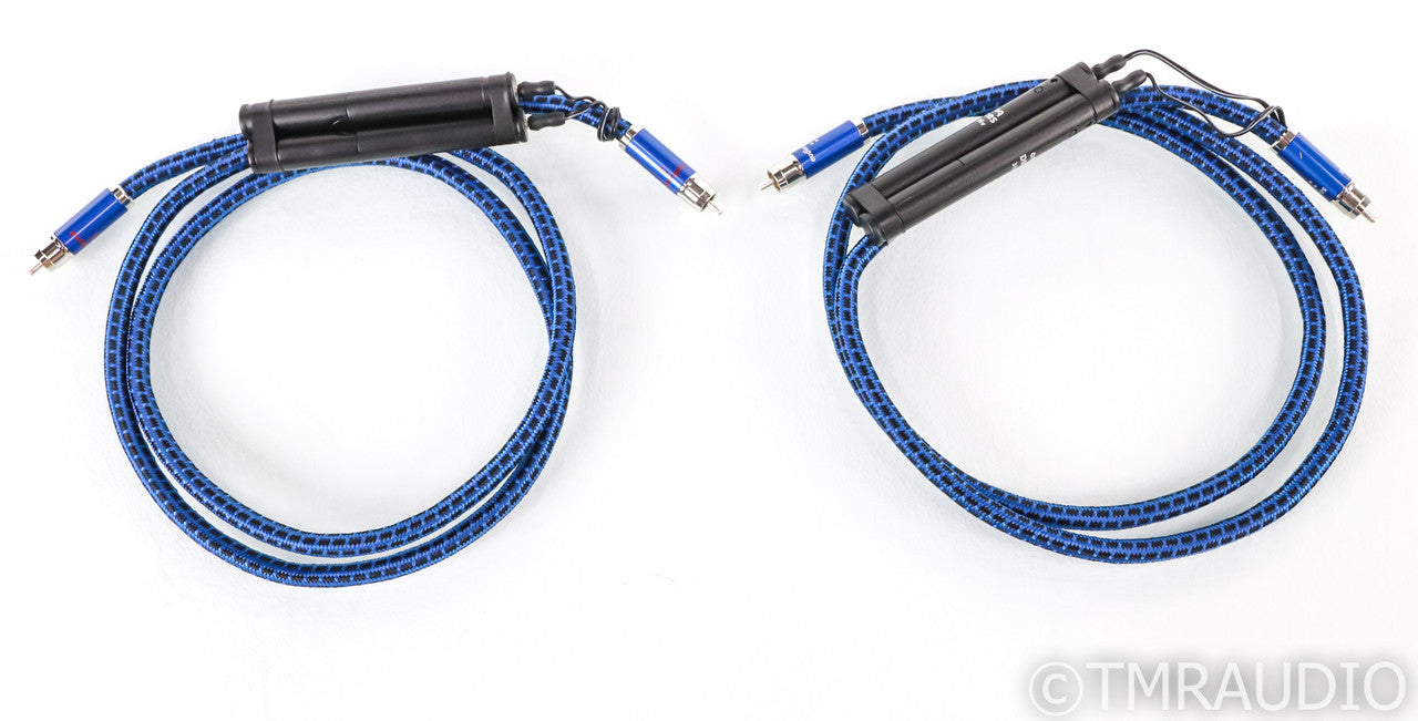 AudioQuest Sky RCA Cables; 1.5m Pair Interconnects; 72v DBS