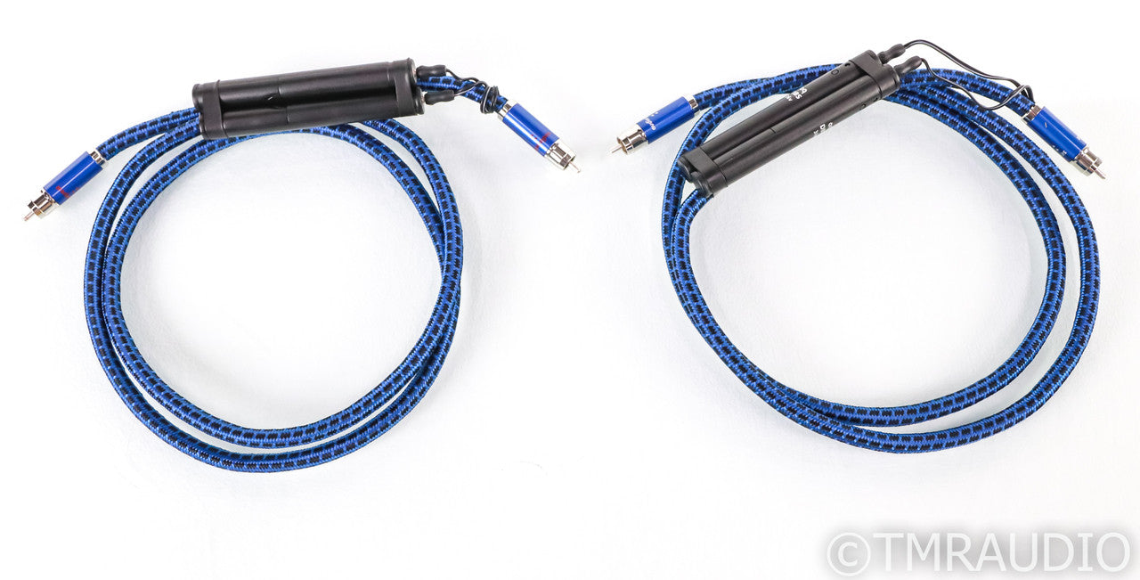 AudioQuest Sky RCA Cables; 1.5m Pair Interconnects; 72v DBS