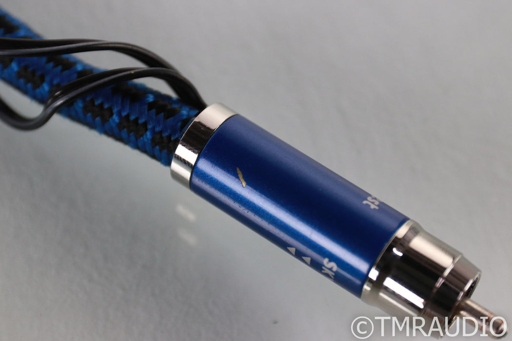 AudioQuest Sky RCA Cables; 1.5m Pair Interconnects; 72v DBS