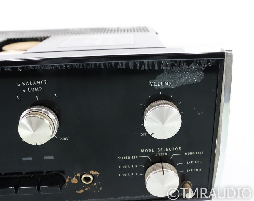 McIntosh MA 6100 Vintage Stereo Preamplifier; Late; MM Phono; AS-IS (Bad Right Channel)