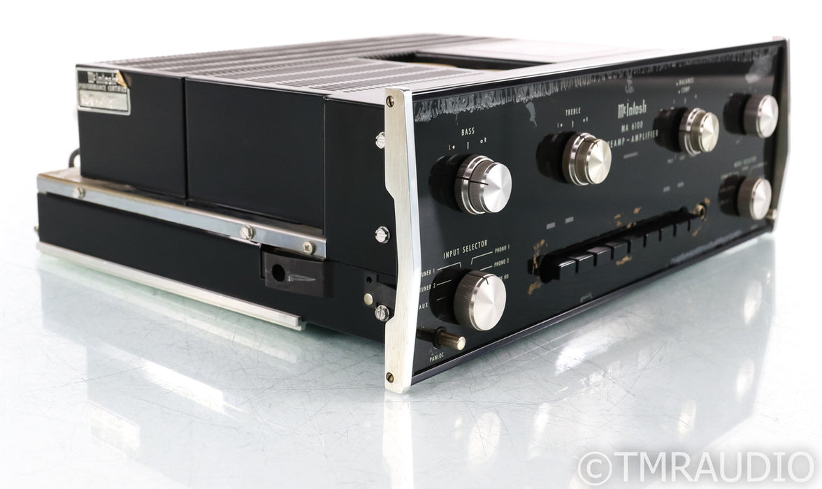 McIntosh MA 6100 Vintage Stereo Preamplifier; Late; MM Phono; AS-IS (Bad Right Channel)