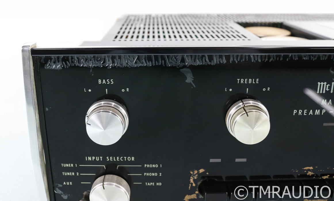 McIntosh MA 6100 Vintage Stereo Preamplifier; Late; MM Phono; AS-IS (Bad Right Channel)