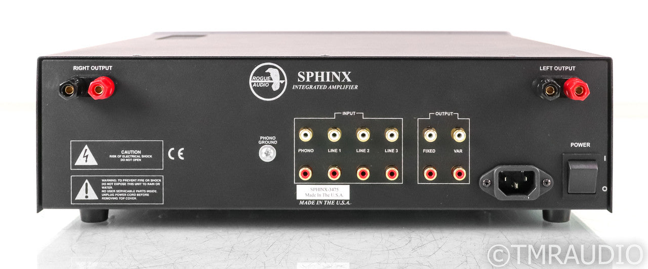 Rogue Sphinx V3 Stereo Tube Hybrid Integrated Amplifier; MM / MC Phono