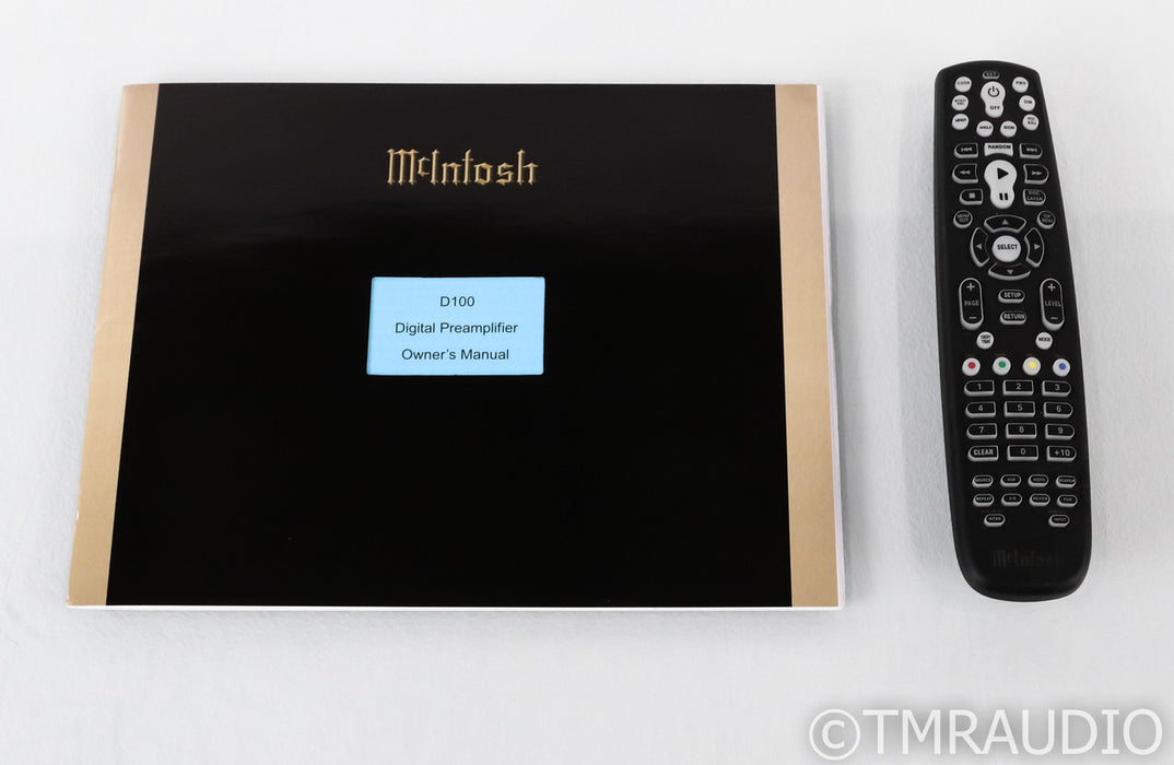 McIntosh D100 DAC; D-100; D/A Converter; USB; Remote