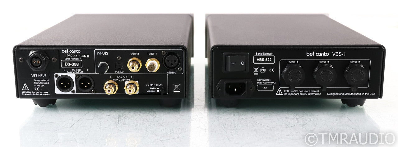 Bel Canto e.One DAC 3.3 mkII DAC; D/A Converter; VBS-1 Power Supply