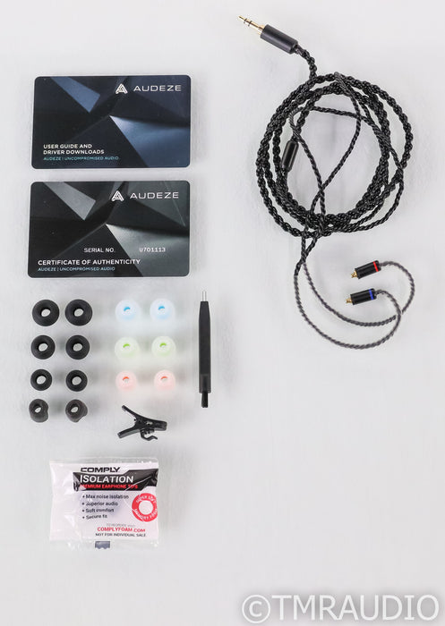 Audeze Euclid Planar Magnetic In-Ear Monitor Headphones; IEM (Very Low Hours)