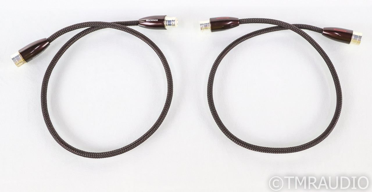 AudioQuest Mackenzie XLR Cables; 0.75m Pair Balanced Interconnects