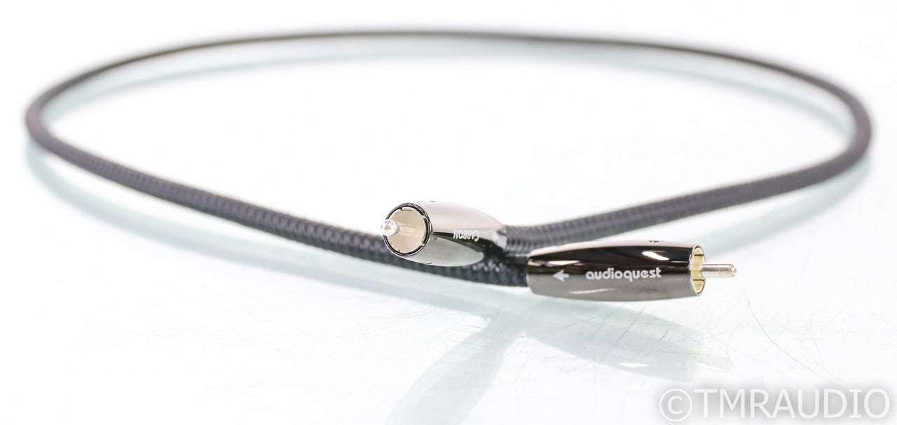 AudioQuest Carbon RCA Digital Coaxial Cable; Single 0.75m Interconnect