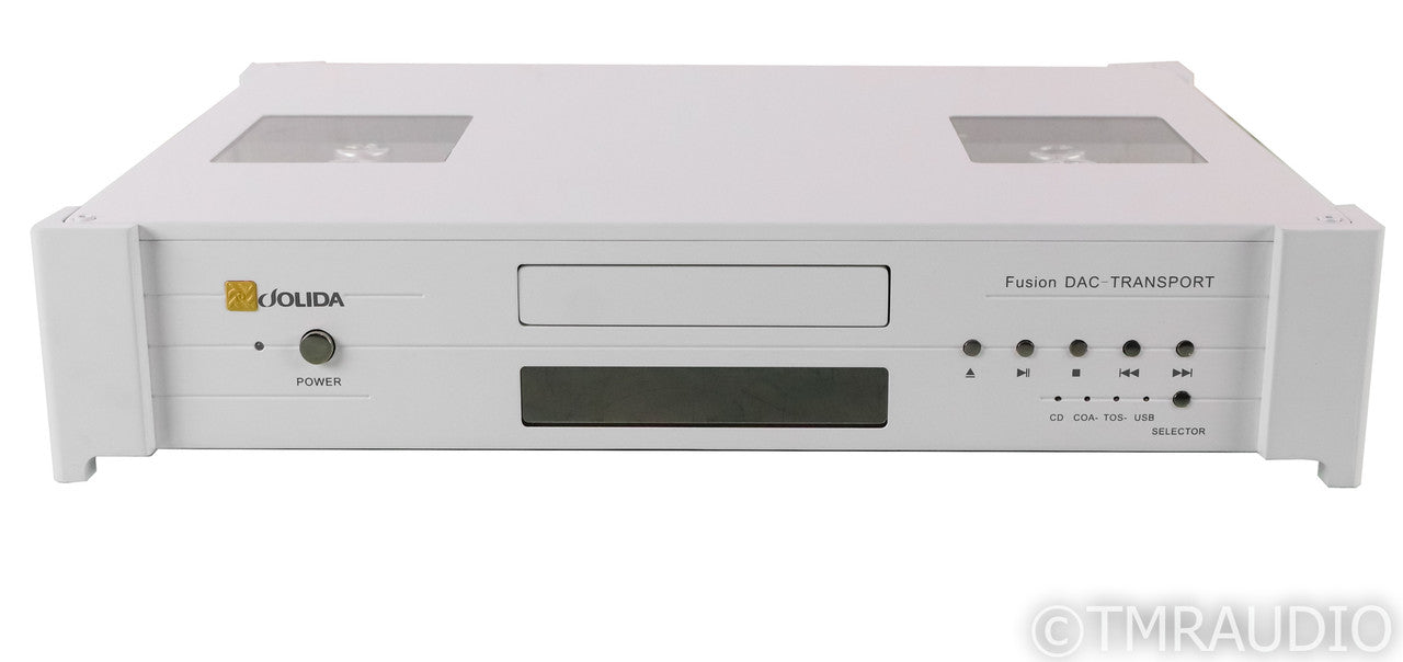 Jolida Fusion DAC-Transport Tube CD Player; White (No Display)