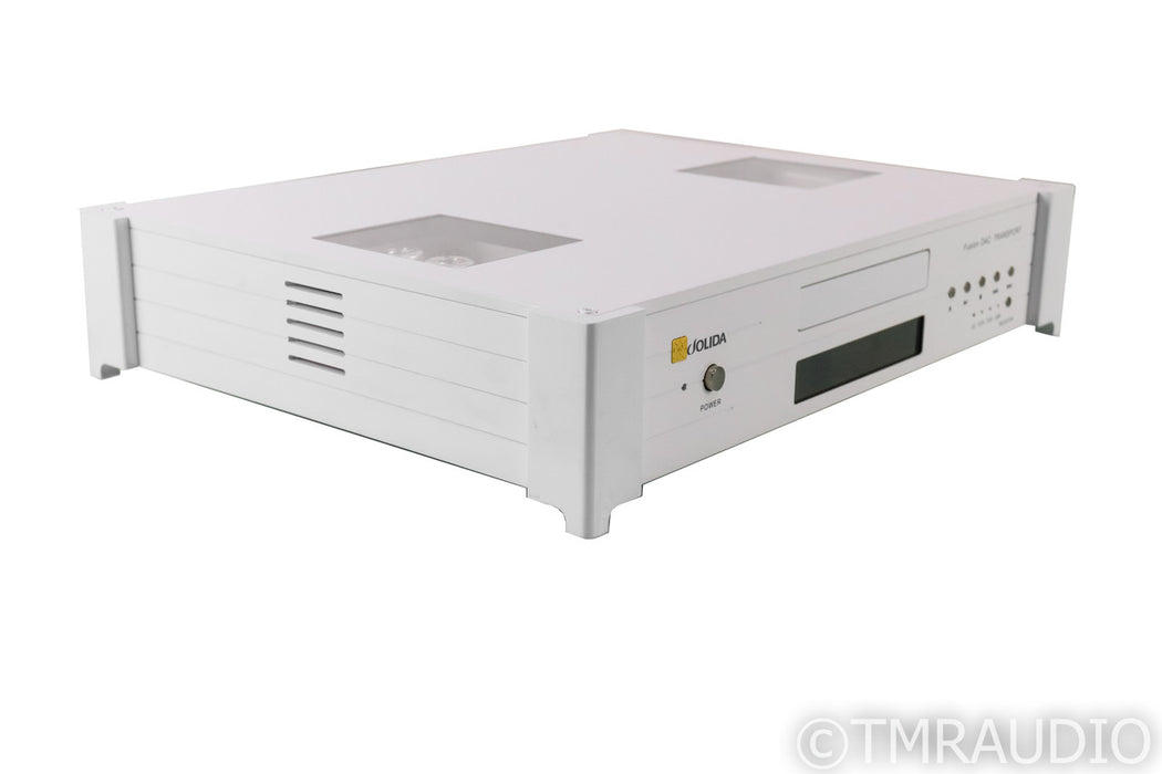 Jolida Fusion DAC-Transport Tube CD Player; White (No Display)