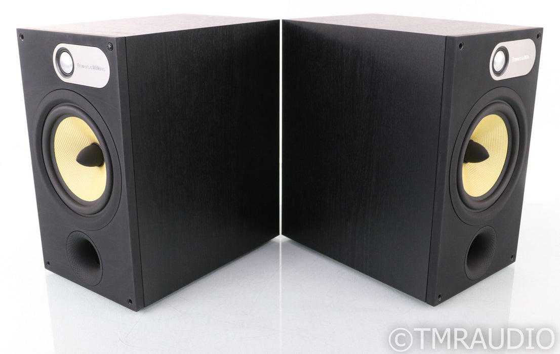 B&W 685 Bookshelf Speakers; Black Pair