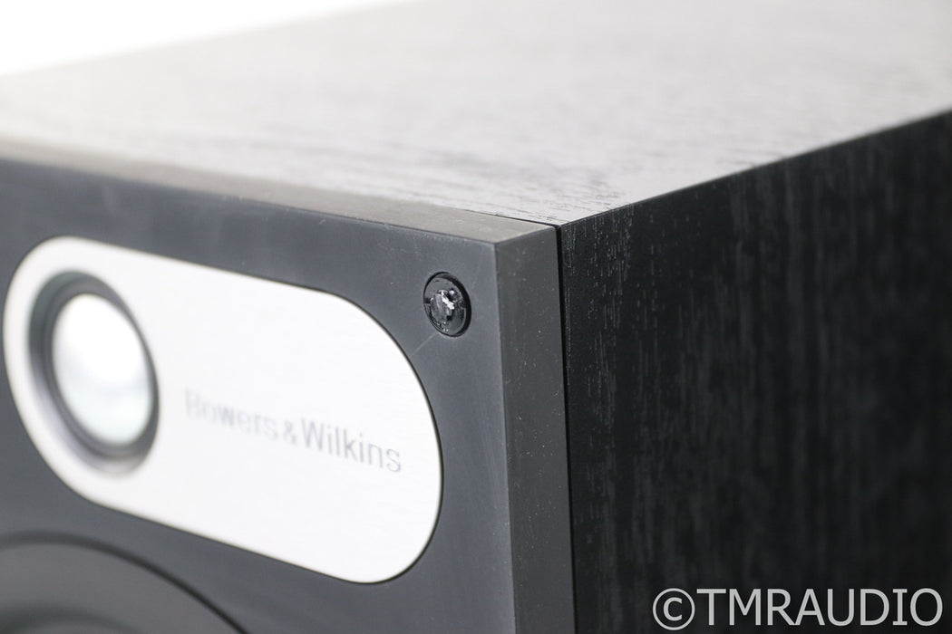 B&W 685 Bookshelf Speakers; Black Pair