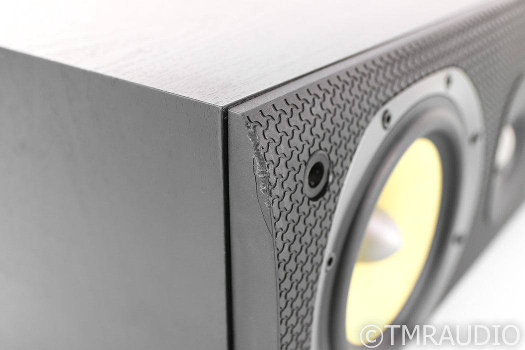 B&W LCR60 S3 Center Channel Speaker; LCR-60; Black Ash