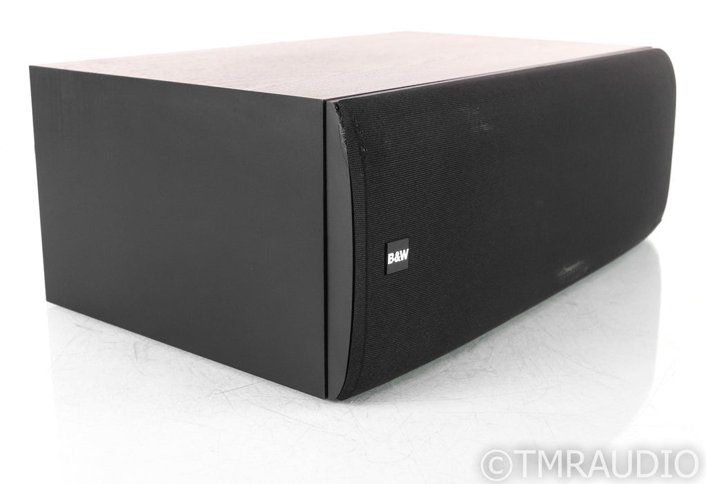 B&W LCR60 S3 Center Channel Speaker; LCR-60; Black Ash