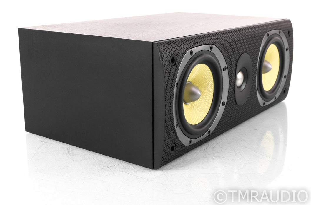 B&W LCR60 S3 Center Channel Speaker; LCR-60; Black Ash