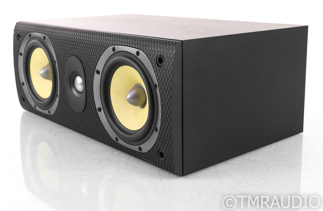 B&W LCR60 S3 Center Channel Speaker; LCR-60; Black Ash