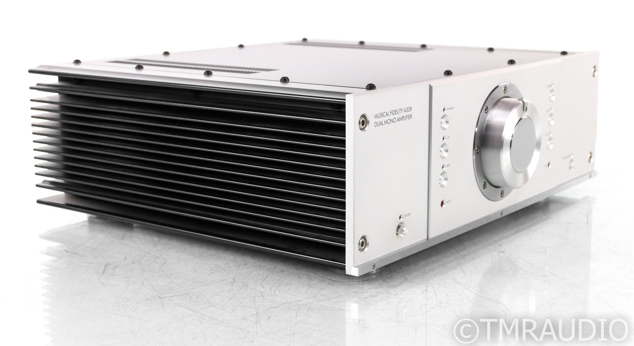Musical Fidelity A308 Stereo Integrated Amplifier; A-308; Silver; Remote