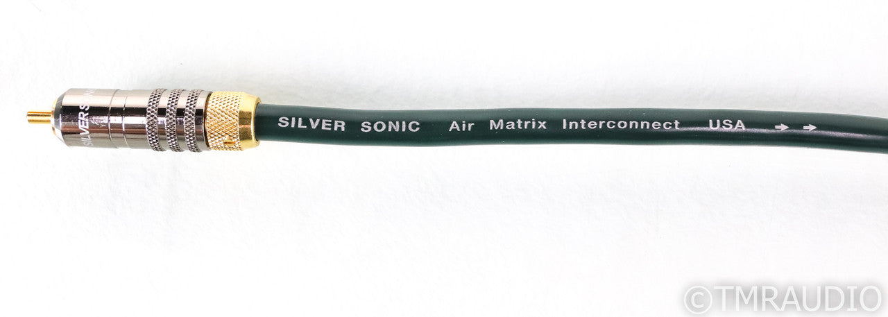 DH Labs Silver Sonic Air Matrix RCA Cables; 1m Pair Interconnects