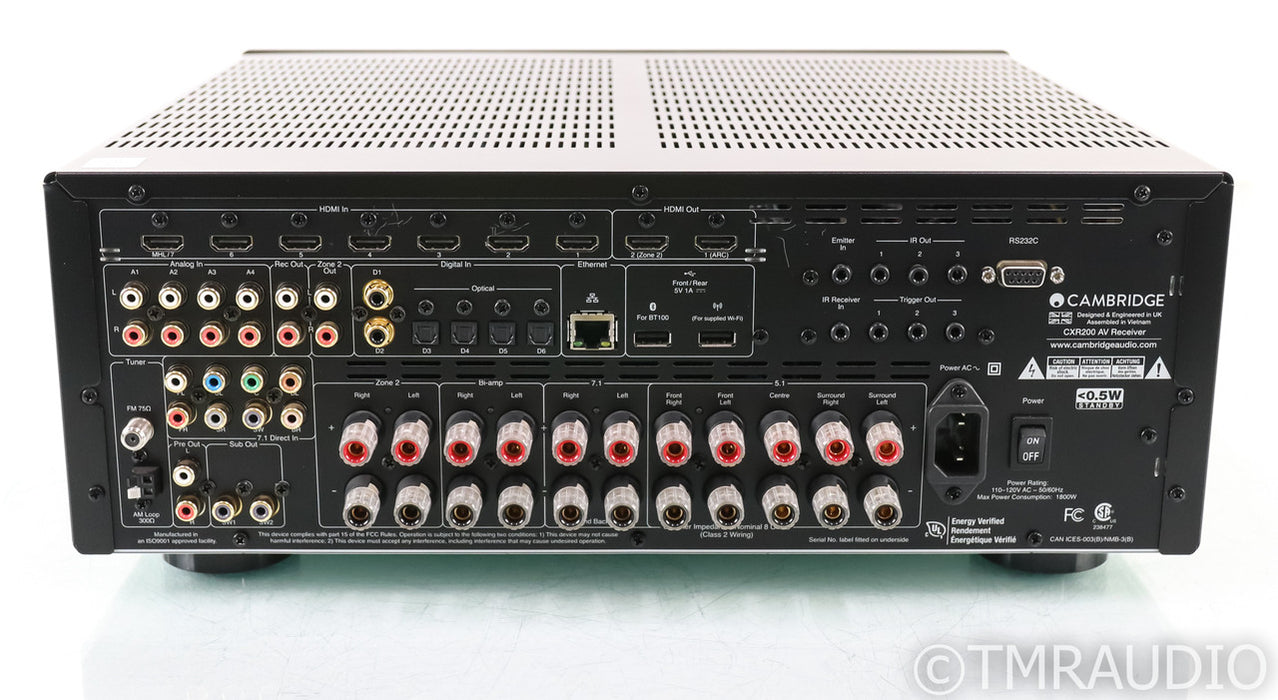 Cambridge Audio CXR200 7.1 Channel Home Theater Receiver; CX-R200; Remote
