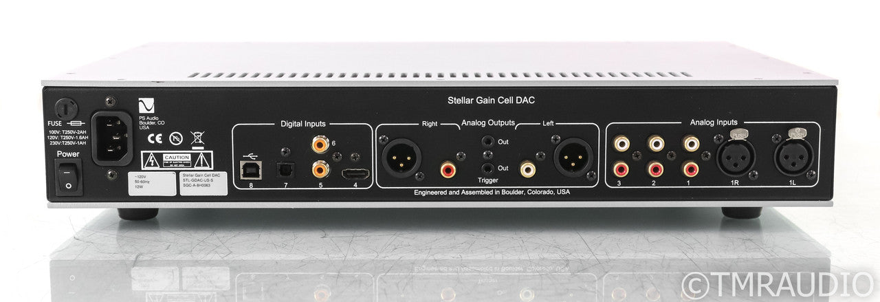 PS Audio Stellar Gain Cell DAC; D/A Converter; Silver; Remote (Used)