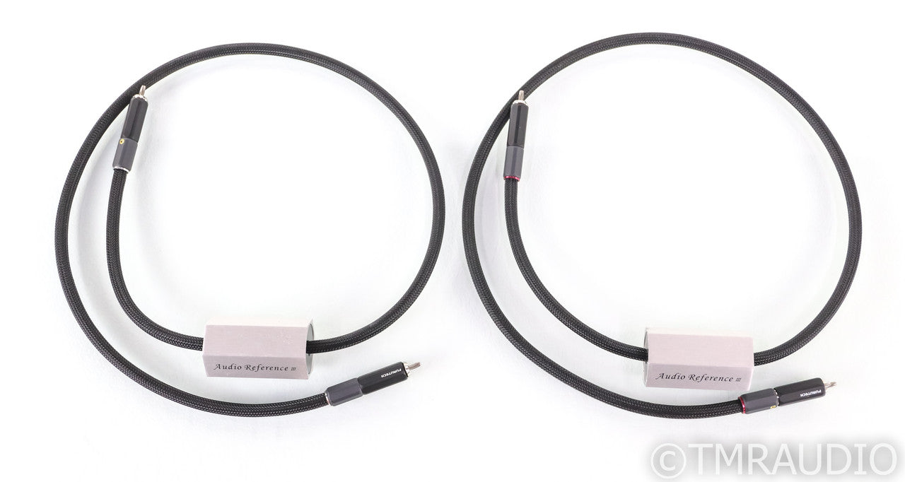 Furutech Audio Reference III RCA Cables; 1.2m Pair Interconnects