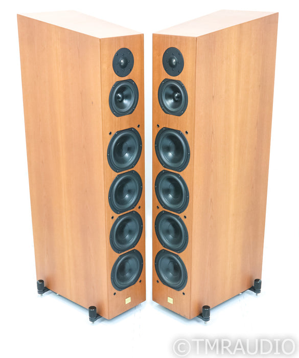 Aerial Acoustics Model 9 Floorstanding Speakers; Natural Cherry Pair