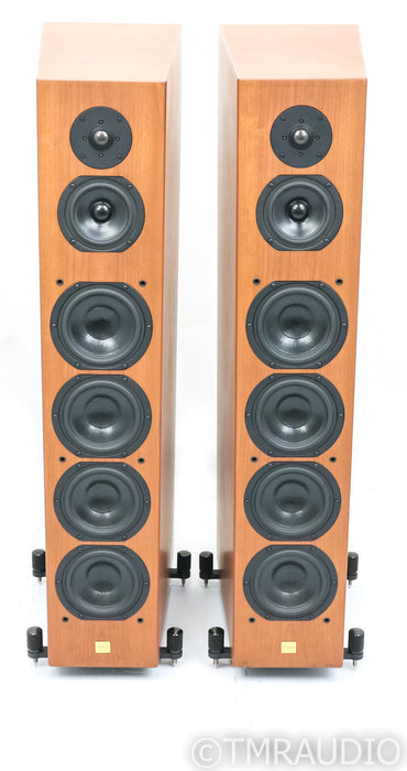 Aerial Acoustics Model 9 Floorstanding Speakers; Natural Cherry Pair
