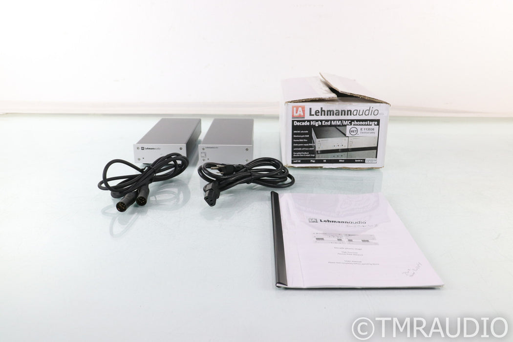 Lehmann Audio Decade MM / MC Phono Preamplifier; PWX II PSU