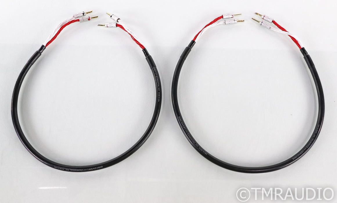 Discovery Cable Essential Speaker Cables; 1m Pair
