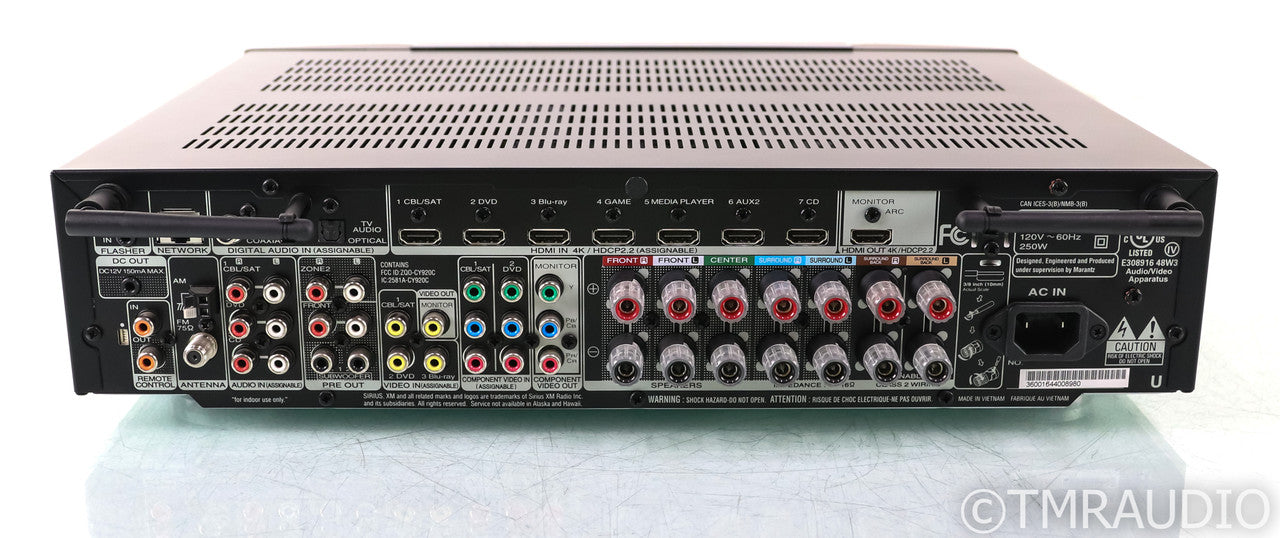 Marantz NR1607 7.2 Channel Home Theater Reciever; NR-1607; Bluetooth; Remote