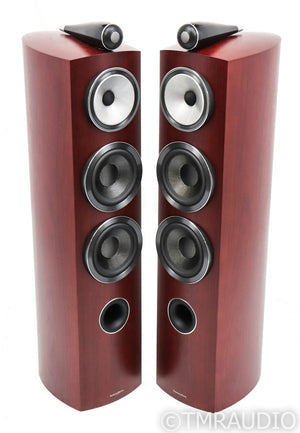 B&W 804 D3 Floorstanding Speakers; Rosenut Pair; 804D3