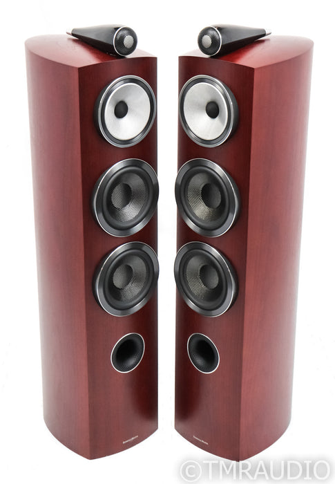 B&W 804 D3 Floorstanding Speakers; Rosenut Pair; 804D3