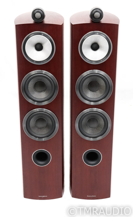 B&W 804 D3 Floorstanding Speakers; Rosenut Pair; 804D3