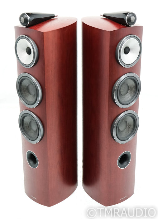 B&W 804 D3 Floorstanding Speakers; Rosenut Pair; 804D3