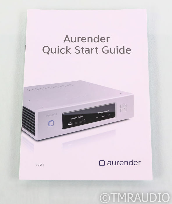 Aurender N100H Network Server / Streamer; Black; 2TB (Open Box); Black; 2TB (Open Box)