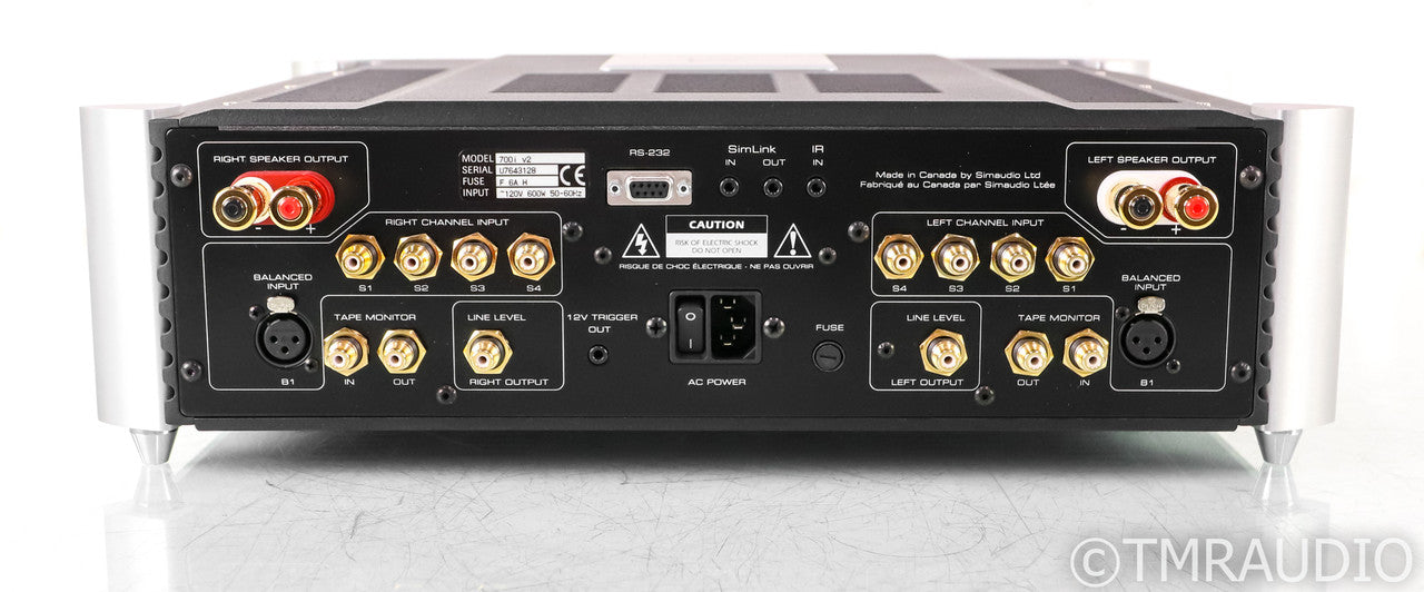 Simaudio Moon 700i V2 Stereo Integrated Amplifier; 700-i; Remote; Silver
