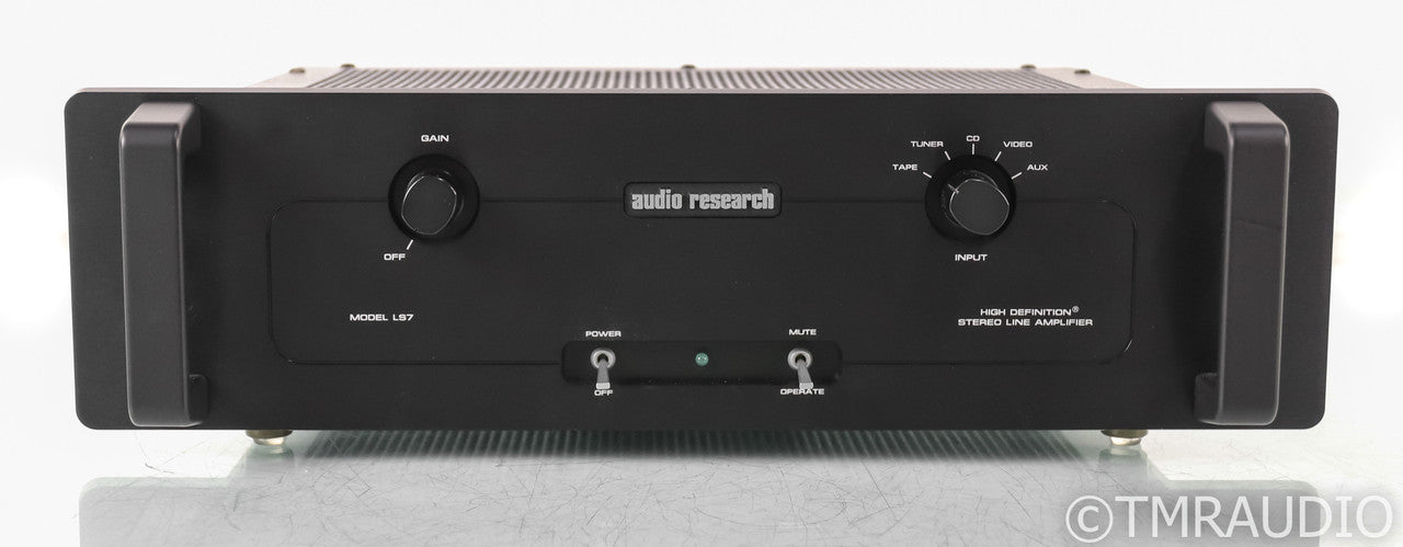Audio Research LS7 Stereo Tube Preamplifier; LS-7; Black