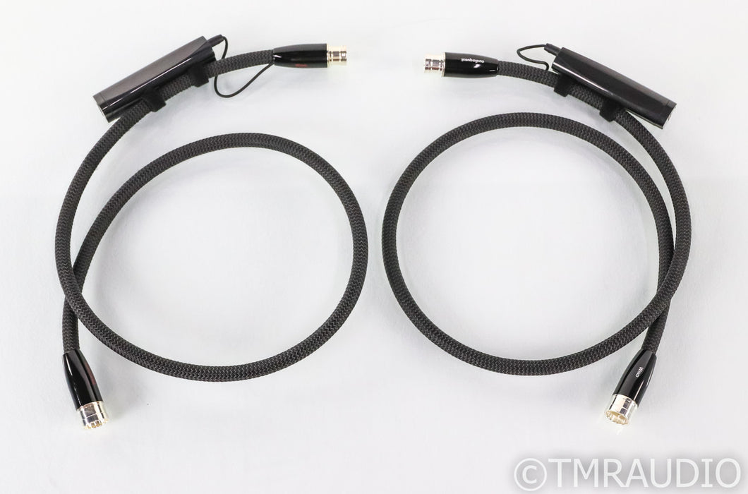 AudioQuest Wind XLR Cables; 1m Pair Balanced Interconnects; 72v DBS