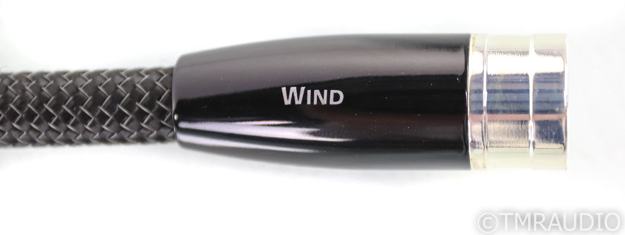 AudioQuest Wind XLR Cables; 1m Pair Balanced Interconnects; 72v DBS