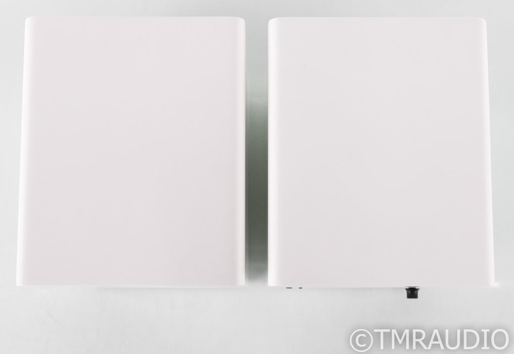 Kanto Tuk Powered Bookshelf Speakers; Bluetooth; MM Phono; Remote; White; Bluetooth; MM Phono; Remote; White