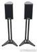 Sonus Faber Liuto Monitor Wood Bookshelf Speakers; Walnut & Black Pair w/ Stands