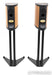 Sonus Faber Liuto Monitor Wood Bookshelf Speakers; Walnut & Black Pair w/ Stands